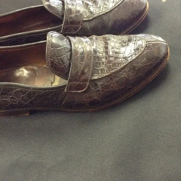 Edward Green custom Alligator shoes size 8-9 - Picture 3 of 7
